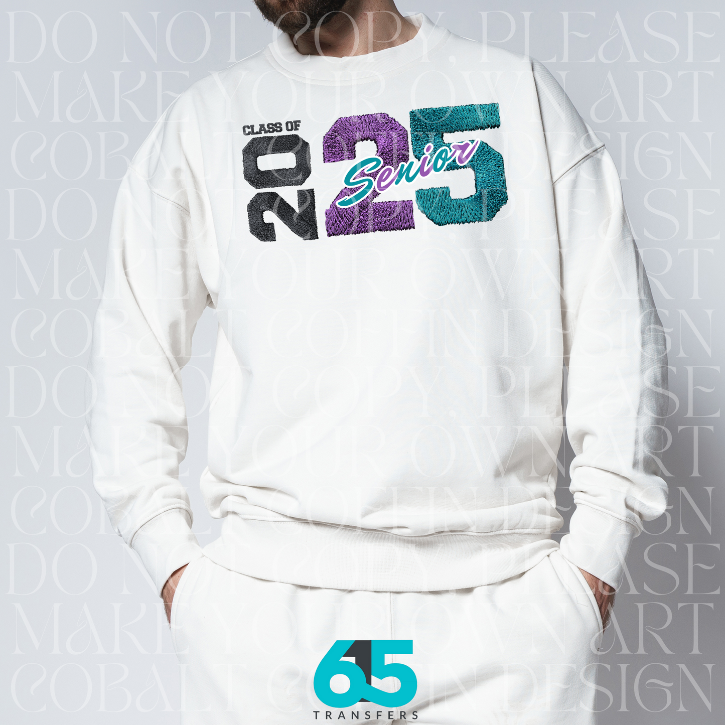 Purple/Teal Class Of 2025- Senior (RTP- Ready to Print)