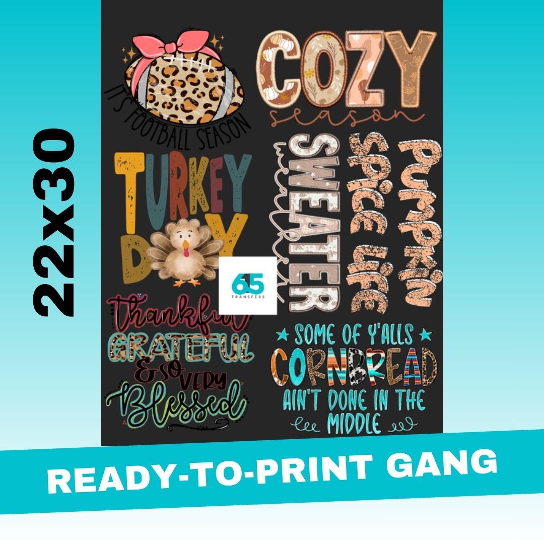 Fall Fun- 22x30 PREMADE GANG