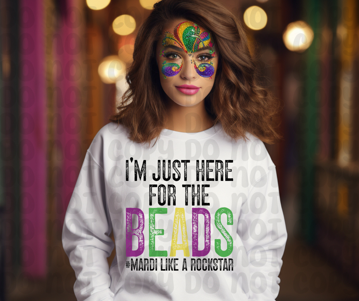 I'm Just Here For The Beads(RTP- Ready to Print)