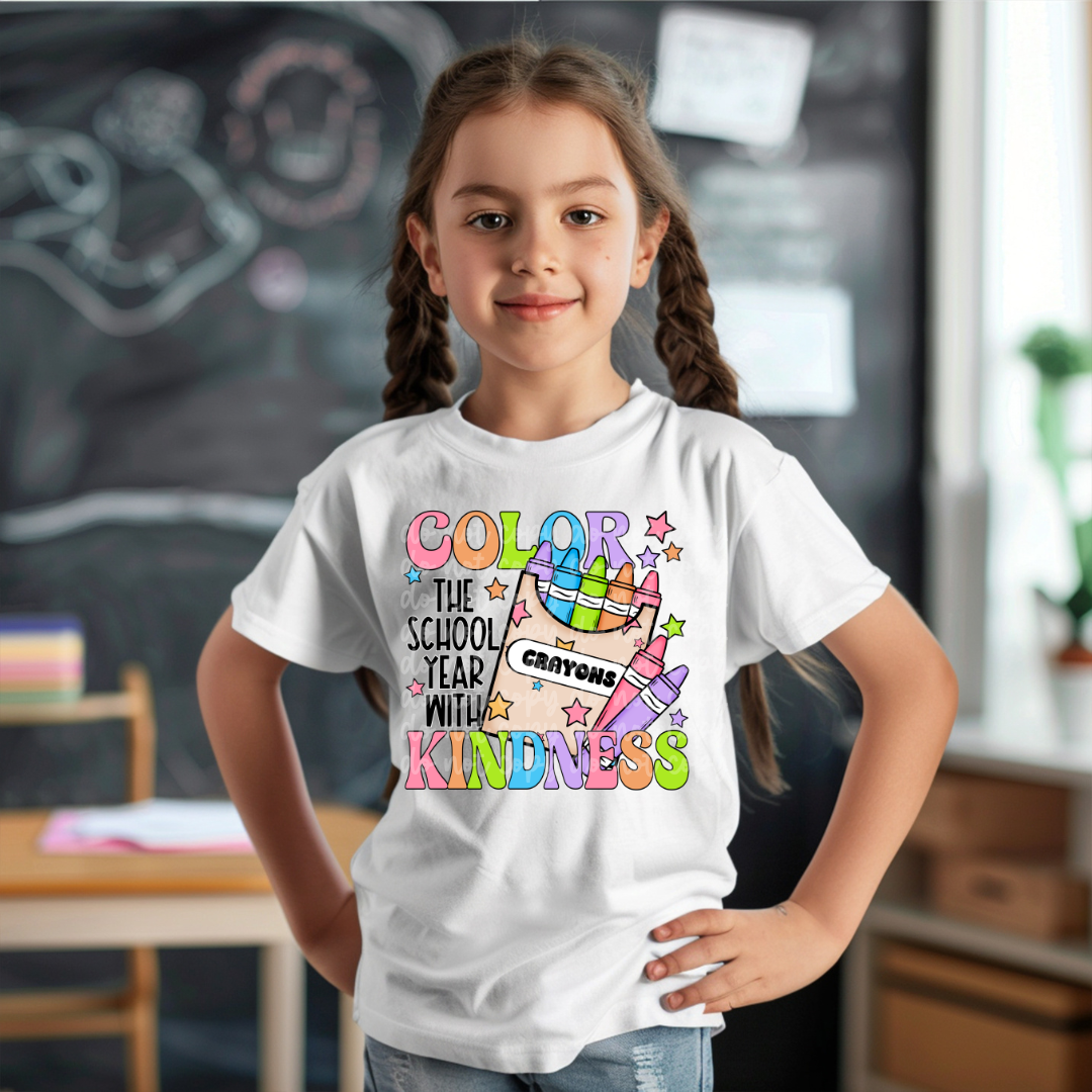 Color the school year- pink (RTP- Ready to Print)