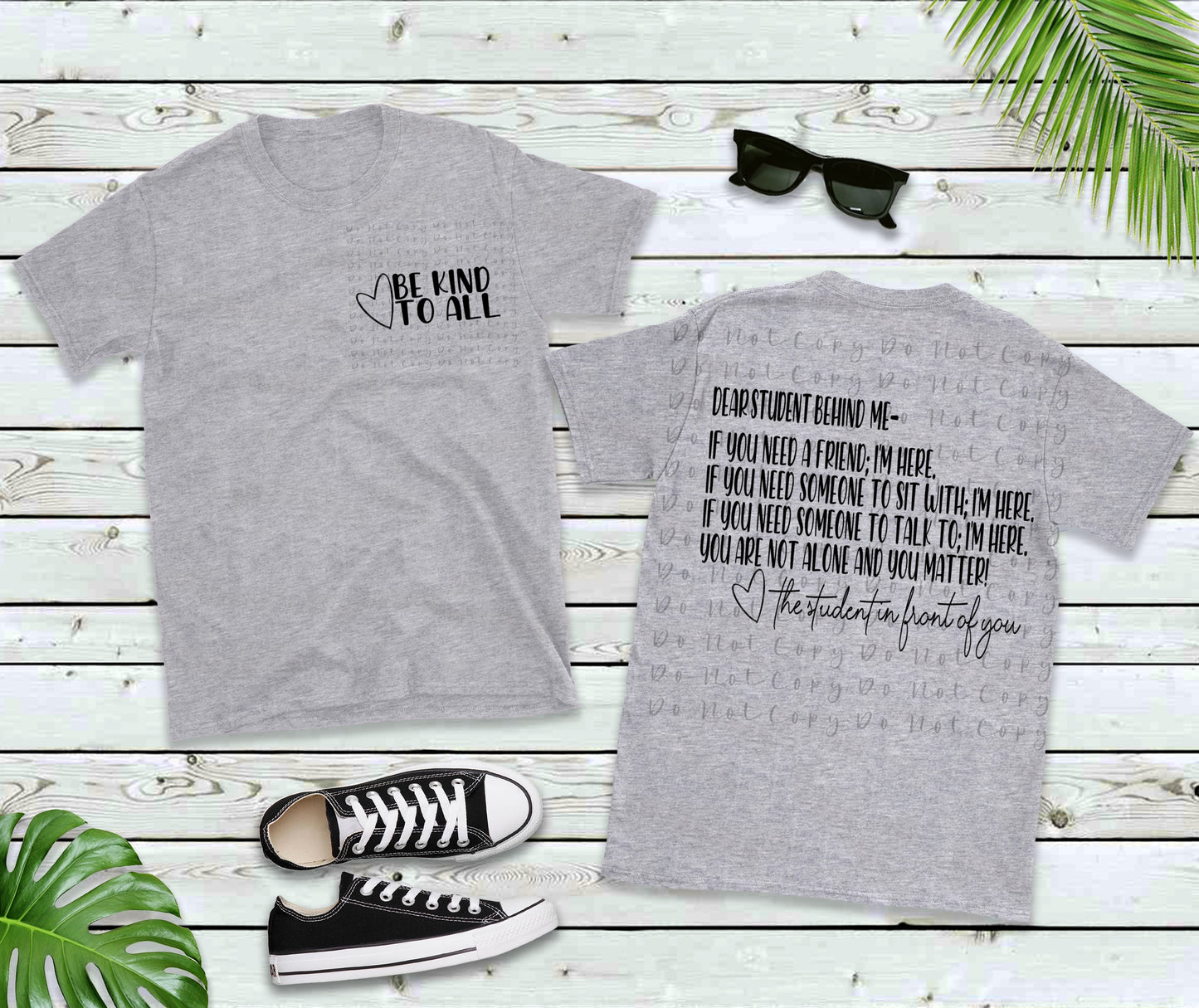 Dear Student- Black Ink (RTP- Ready to Print)