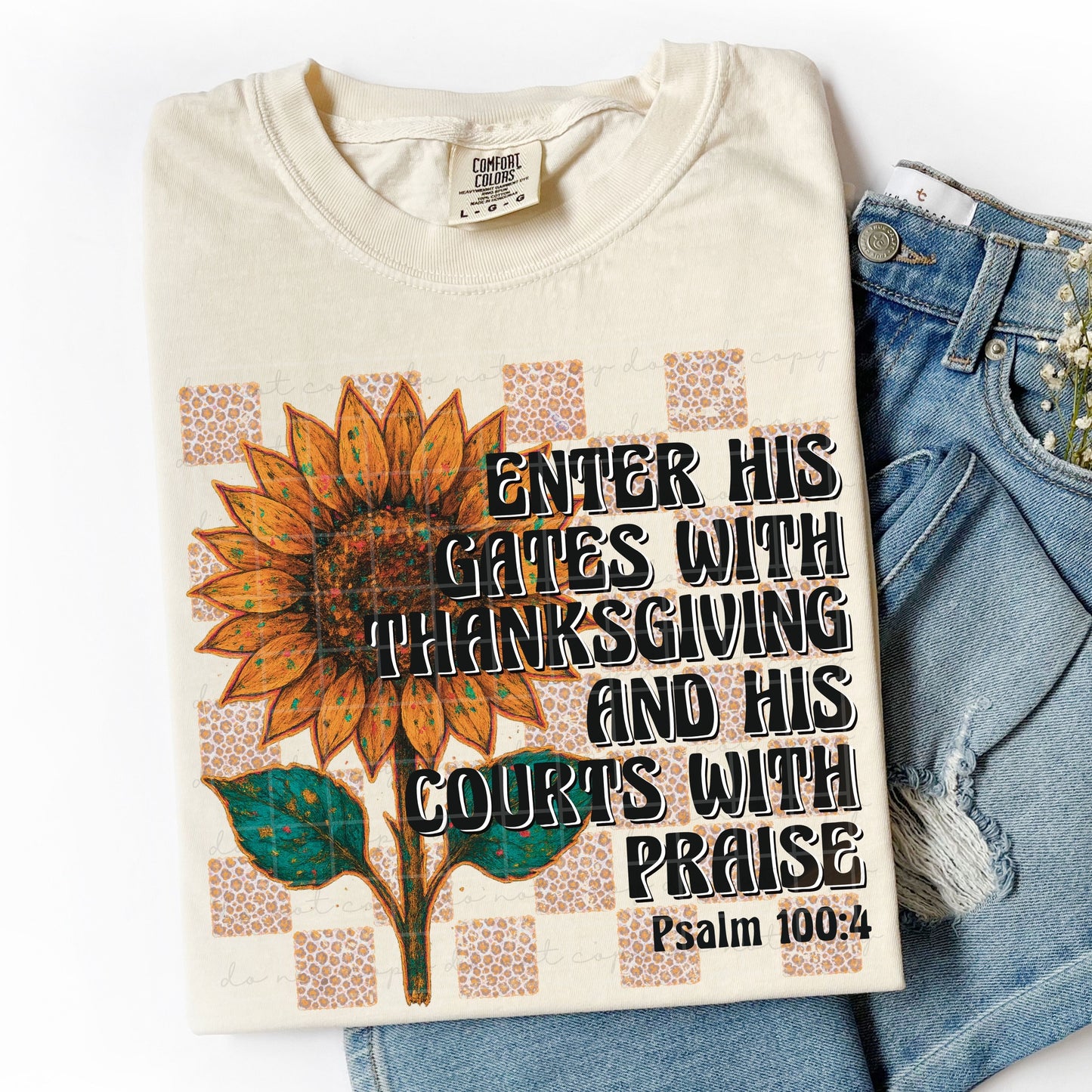 Enter His Gates With Thanksgiving (RTP- Ready to Print)