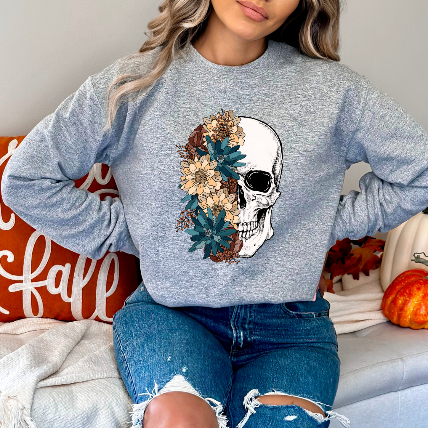 Floral Skull(RTP- Ready to Print)