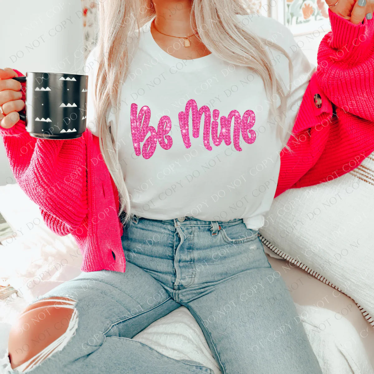 Be Mine Pink Diamond Glitter Bling