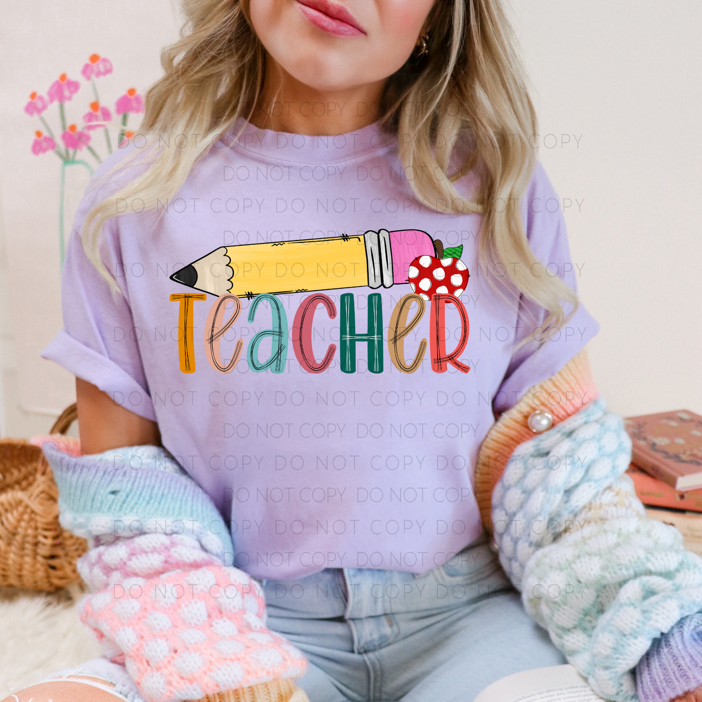 Teacher Pencil (RTP- Ready to Print)