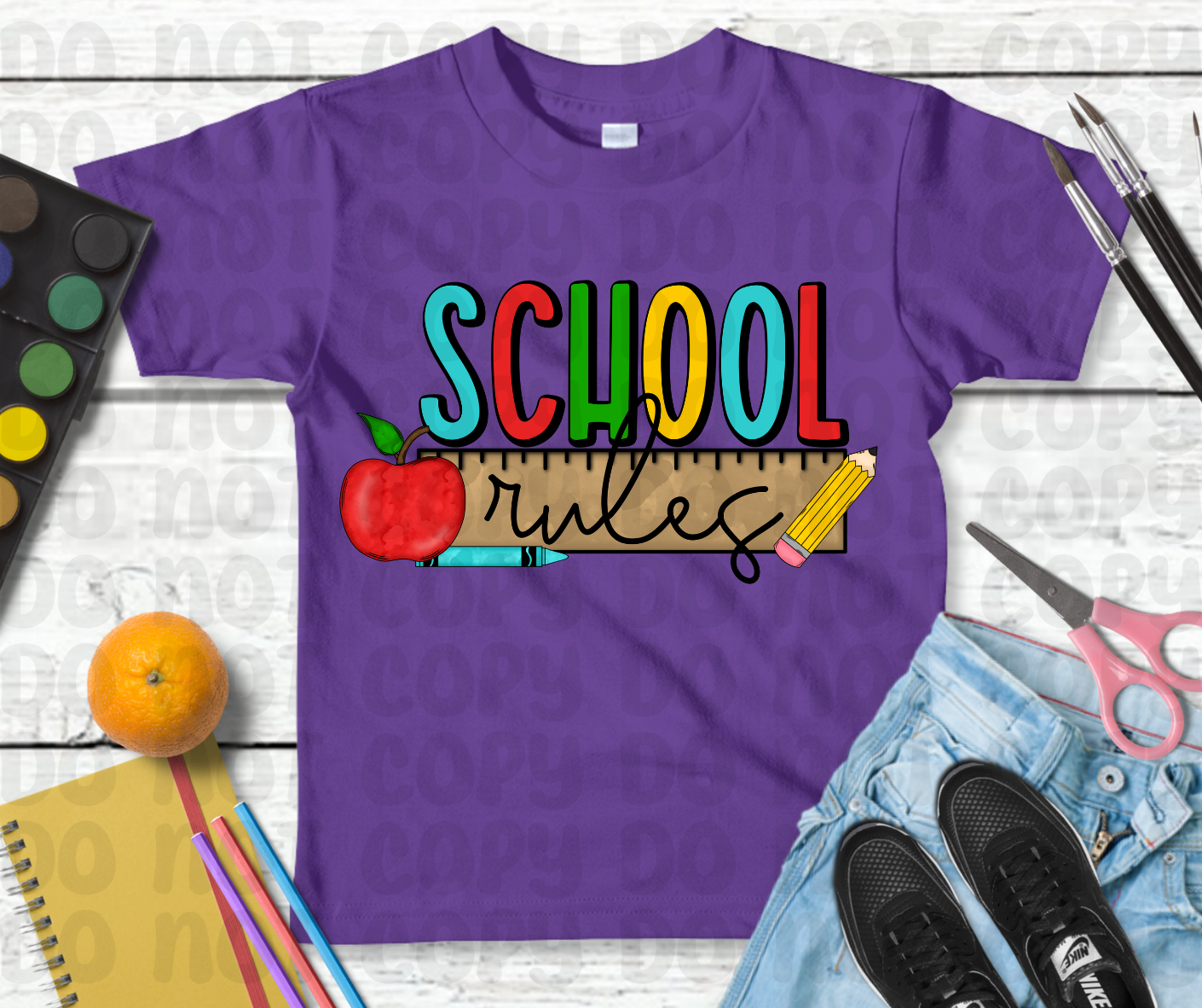 School Rules (RTP- Ready to Print)