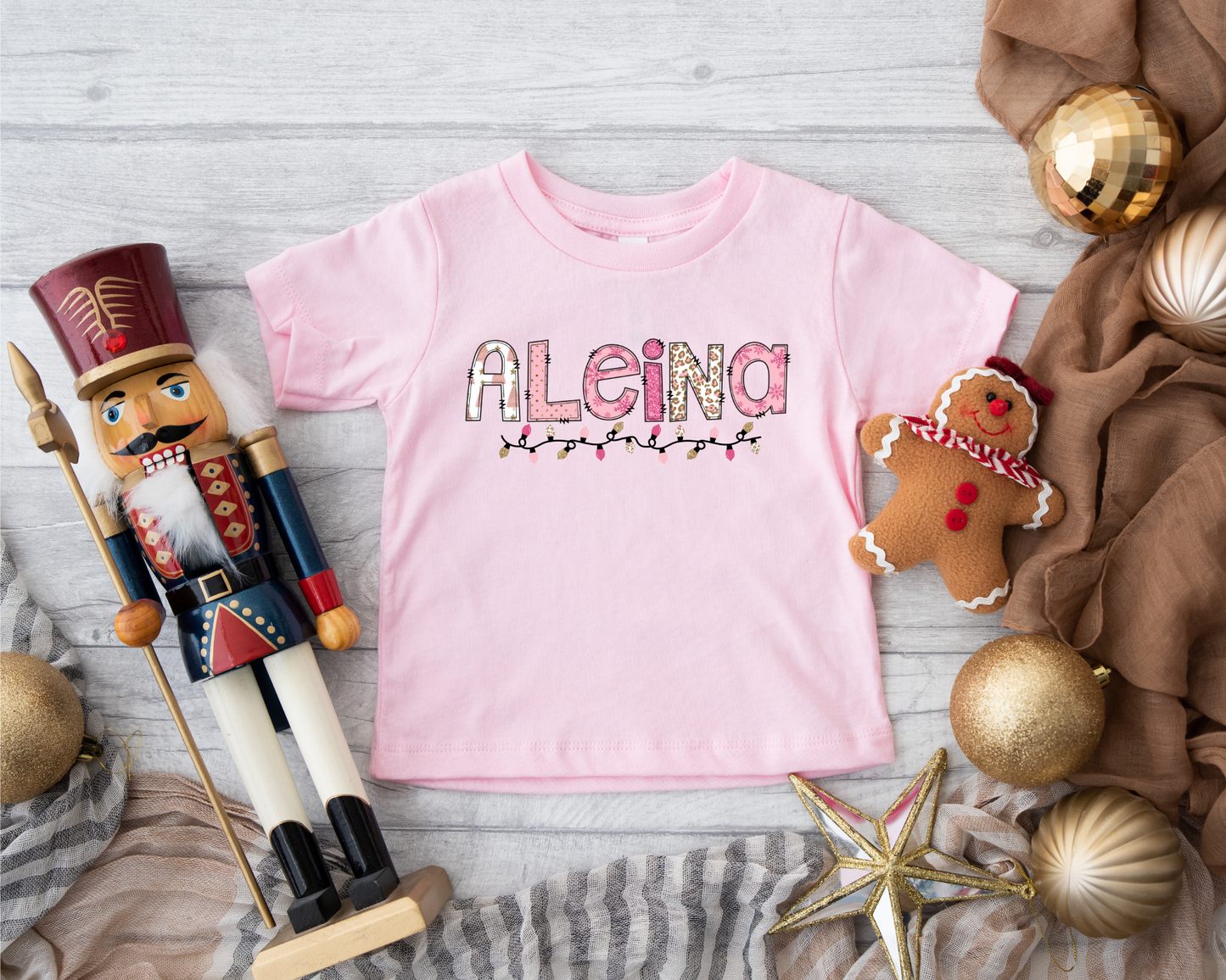 Custom Holiday Name-Girl (RTP- Ready to Print)