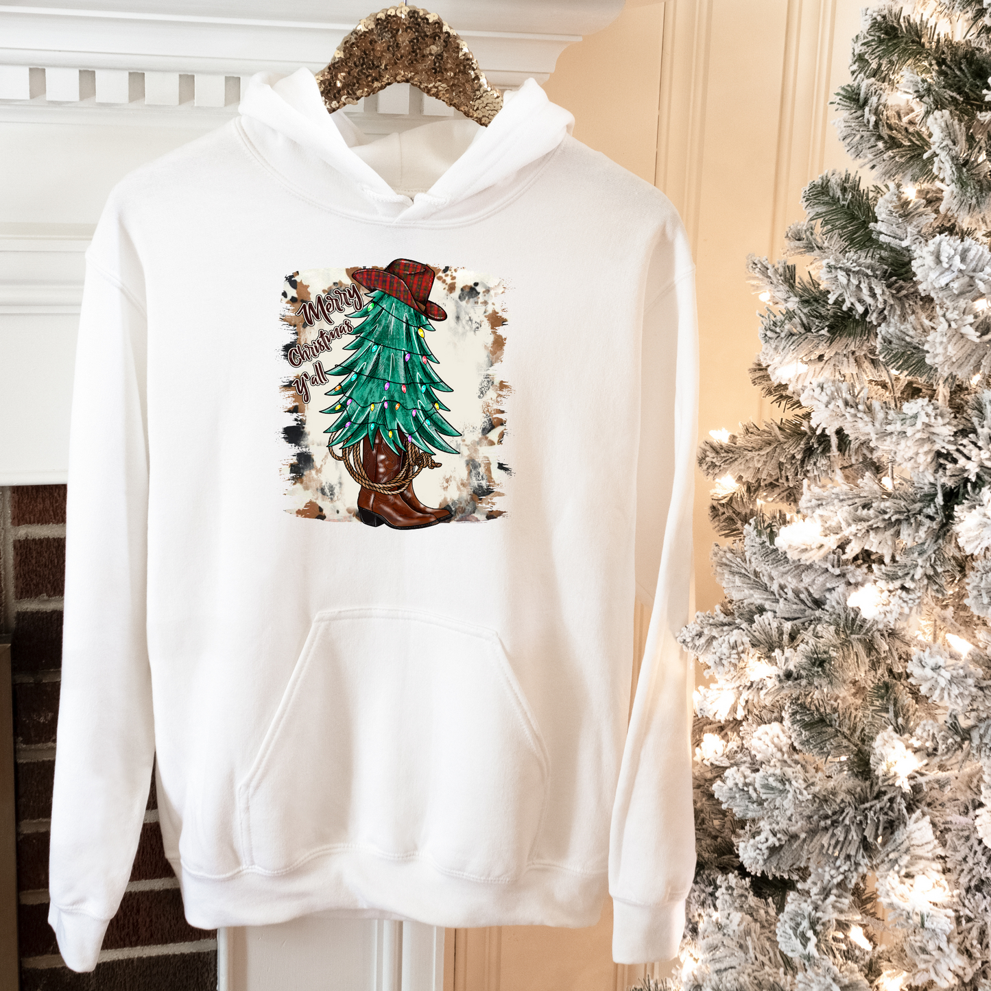 Cowboy Christmas Tree (RTP- Ready to Print)