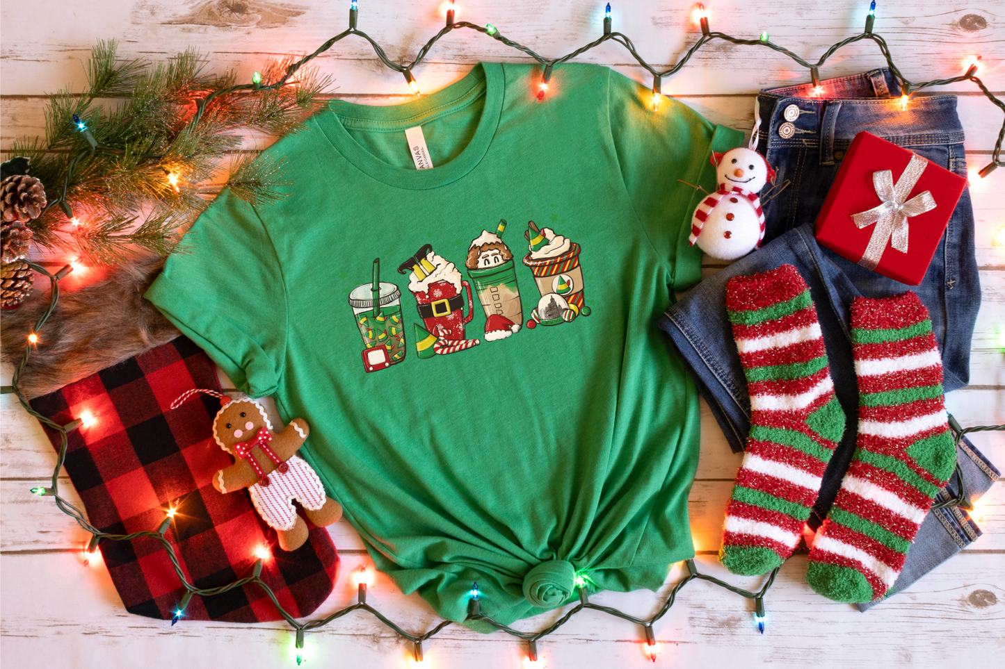 Elf Latte Cups (RTP- Ready to Print)