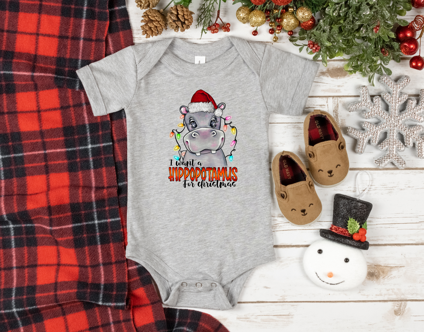 I want a Hippo for Christmas (RTP- Ready to Print)