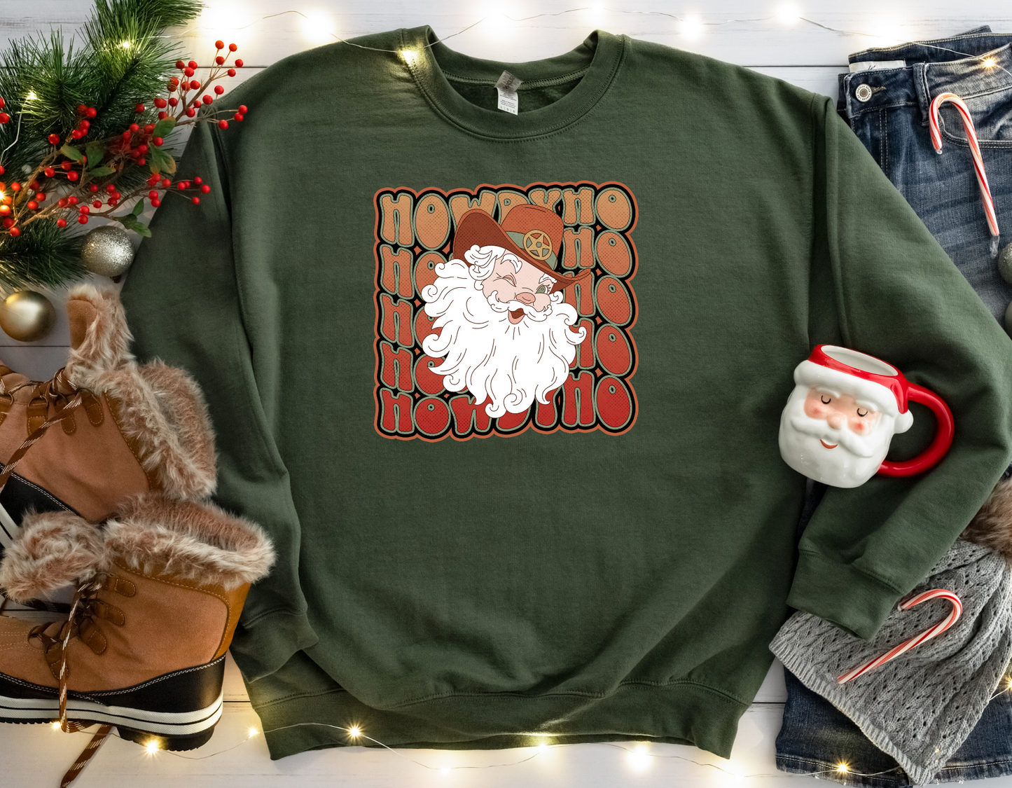 Retro Santa Red (RTP- Ready to Print)