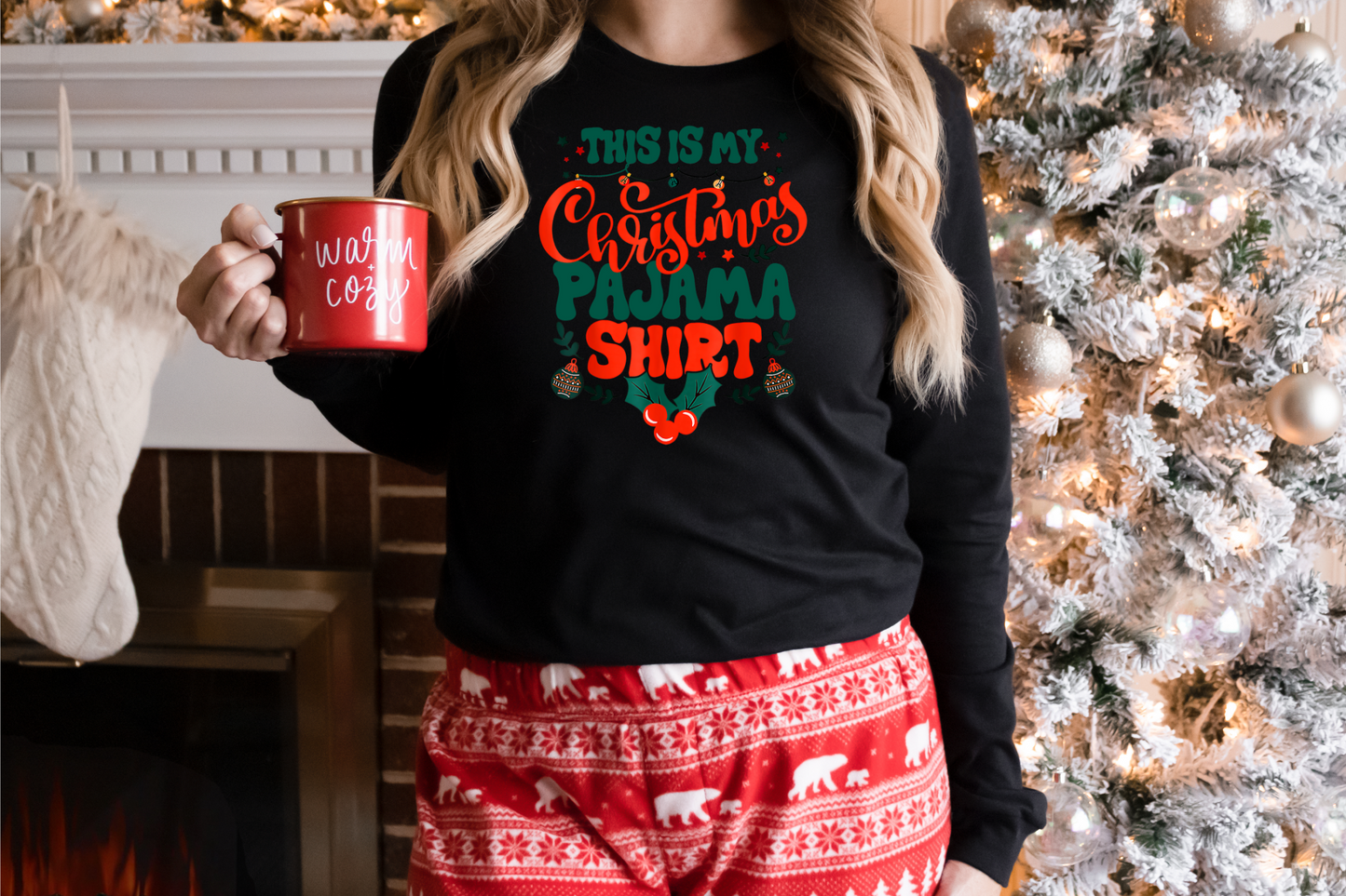 Christmas PJ Shirt (RTP- Ready to Print)