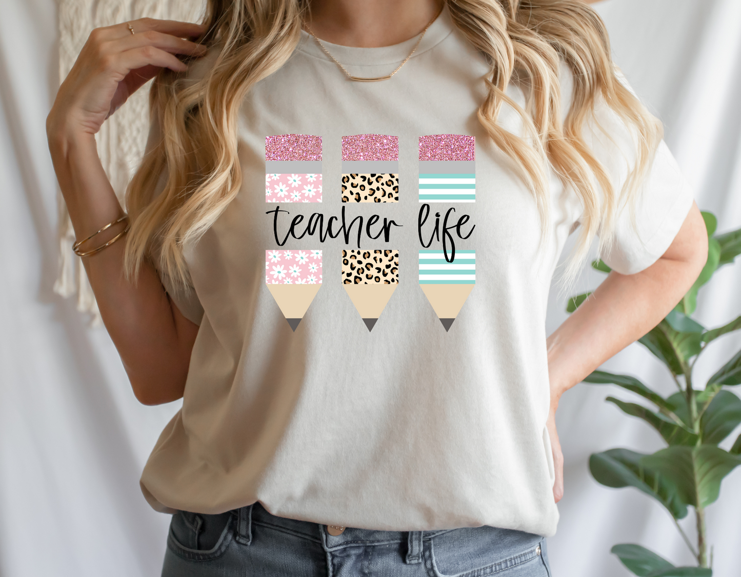 Teacher Life Pencil (RTP- Ready to Print)