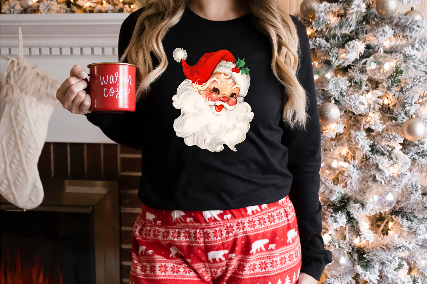 Vintage Santa 3 Options (RTP- Ready to Print)