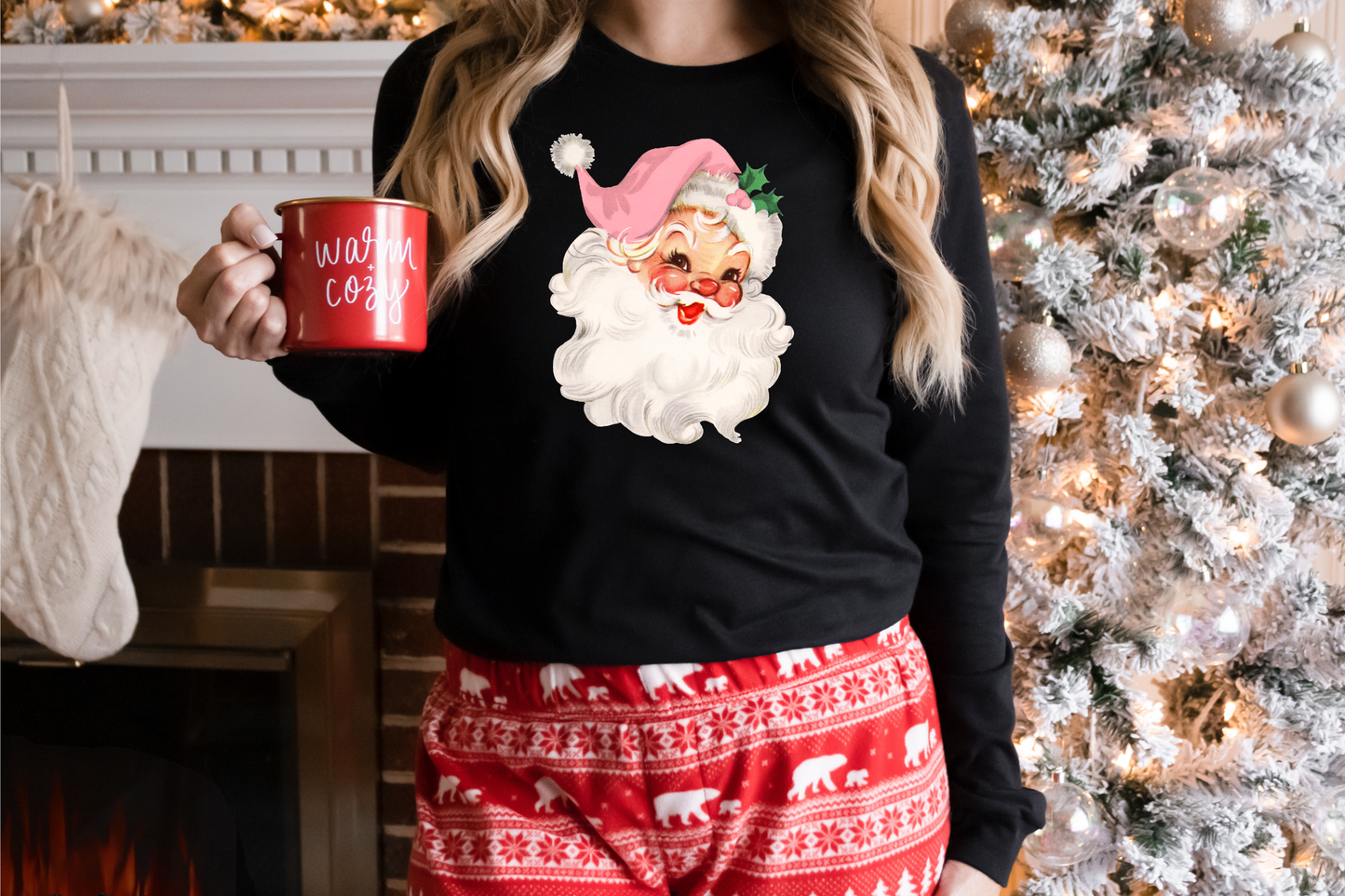Vintage Santa 3 Options (RTP- Ready to Print)