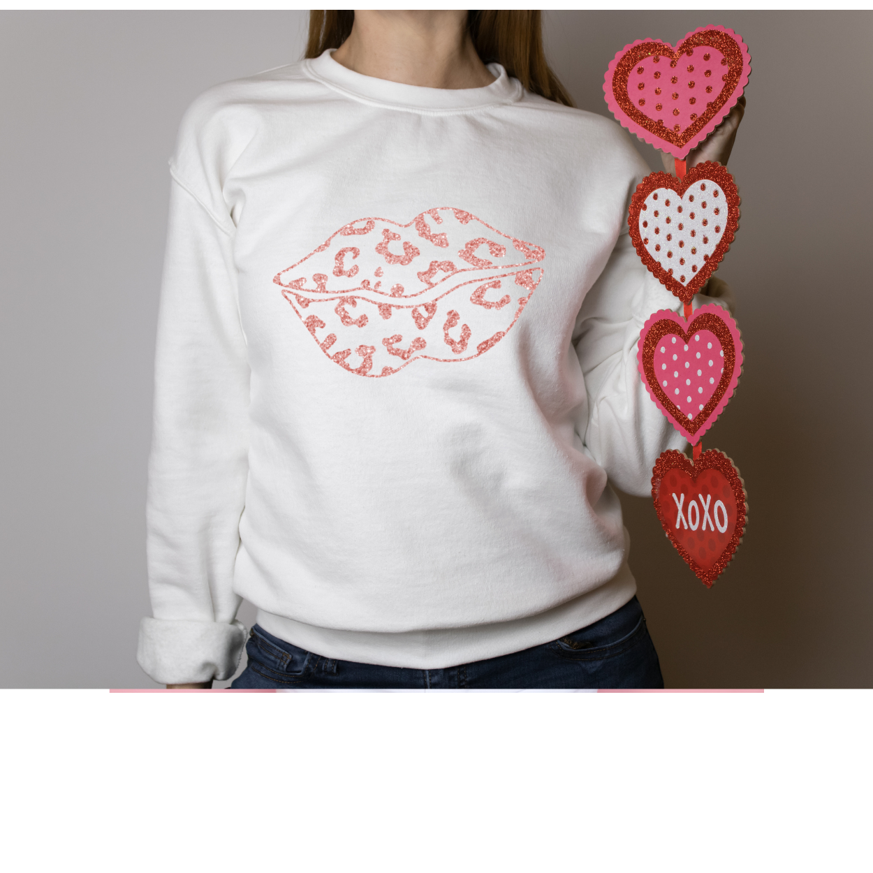 Pink Glitter Lips (RTP-Ready To Print)