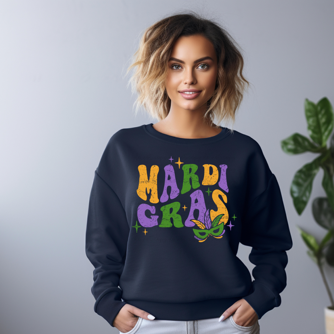 Distressed Mardi Gras (RTP- Ready to Print)