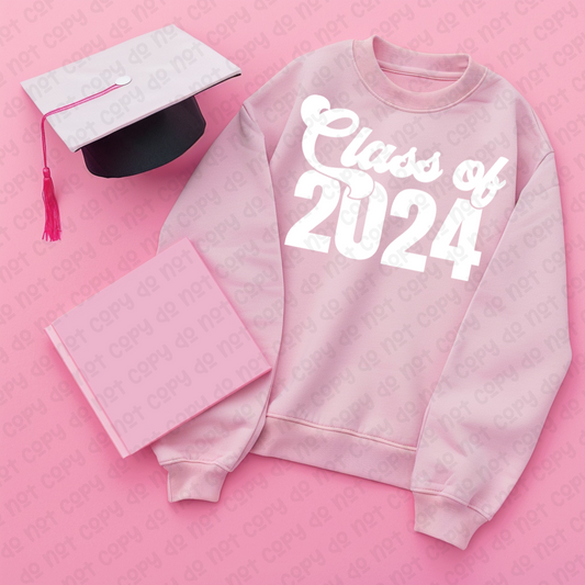 White Class Of 2024 (RTP- Ready to Print)