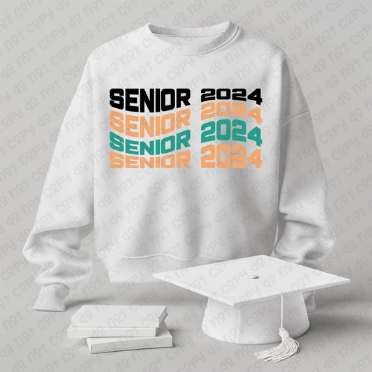 Coral And Teal Senior (RTP- Ready to Print)