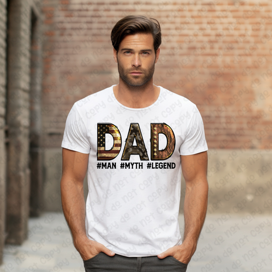 Dad Man Myth Legend (RTP- Ready to Print)