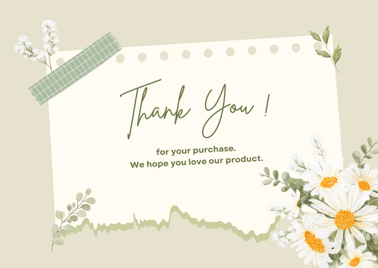 Floral Thank You Cards