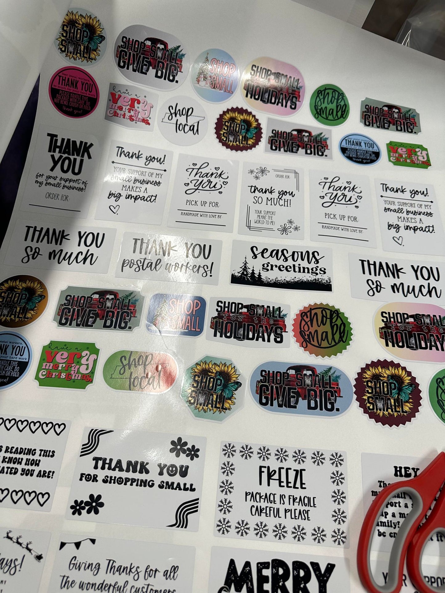 Holiday Sticker Mystery Pack