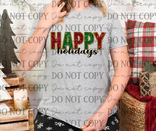 Happy Holidays (RTP- Ready to Print)