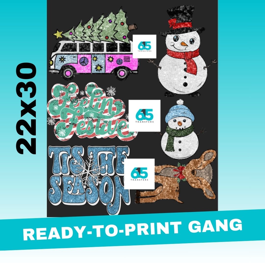 Christmas- 22x30 PREMADE GANG