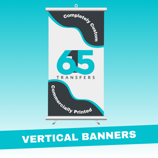 Vertical Banners- Stands Included