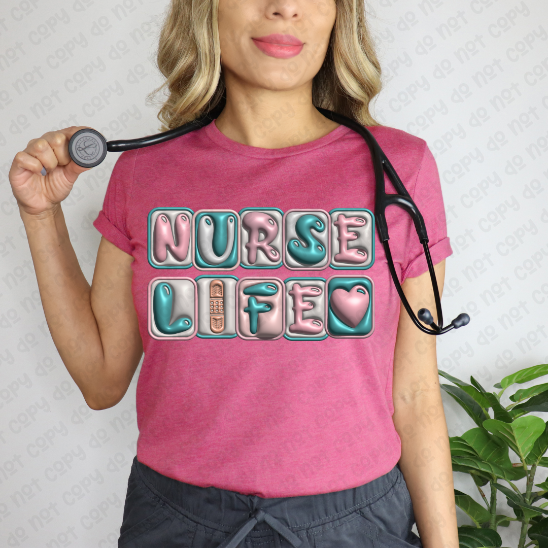 Faux 3D Nurse Life (RTP- Ready to Print)