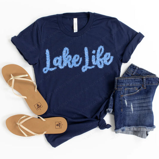 Lake Life Tinsel Script Blue (RTP- Ready to Print)