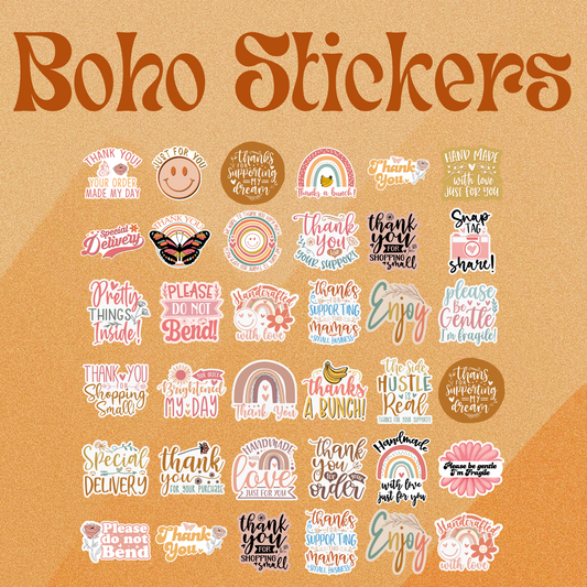 Boho Sticker Sheets