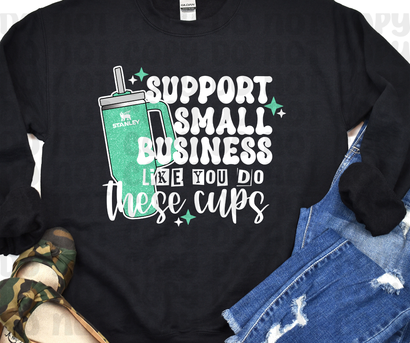 Support Small Business Like You Do These Cups(RTP- Ready to Print)