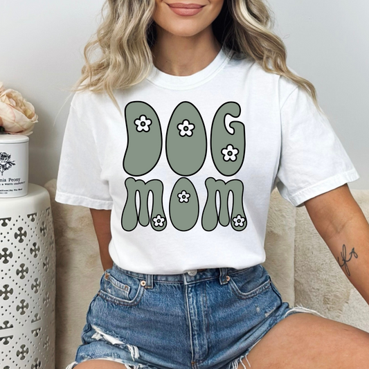 Retro Dog Mom (RTP- Ready to Print)