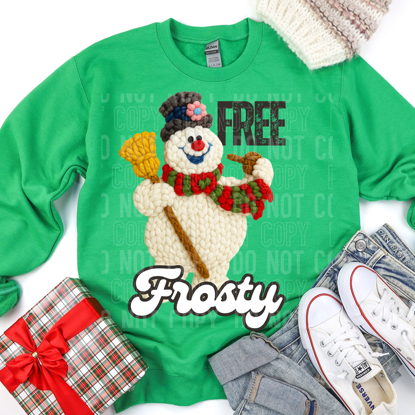 Free Frosty Faux Yarn