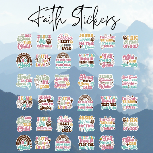 Faith Sticker Sheets