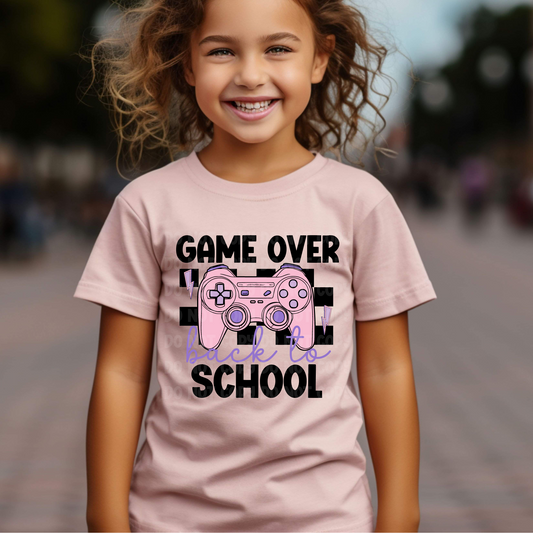 Game Over Pink (RTP- Ready to Print)