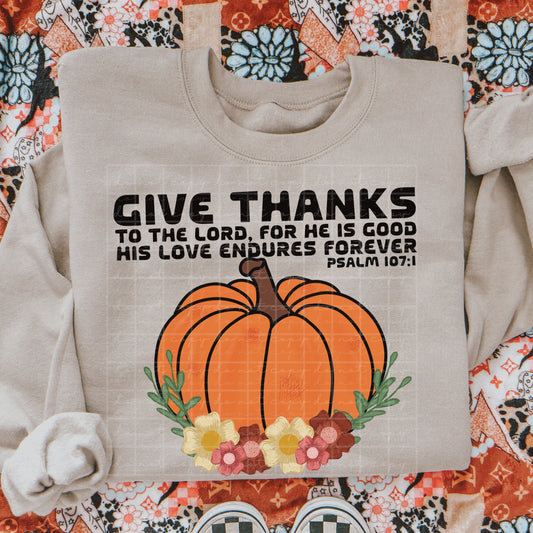 Give Thanks To The Lord (RTP- Ready to Print)