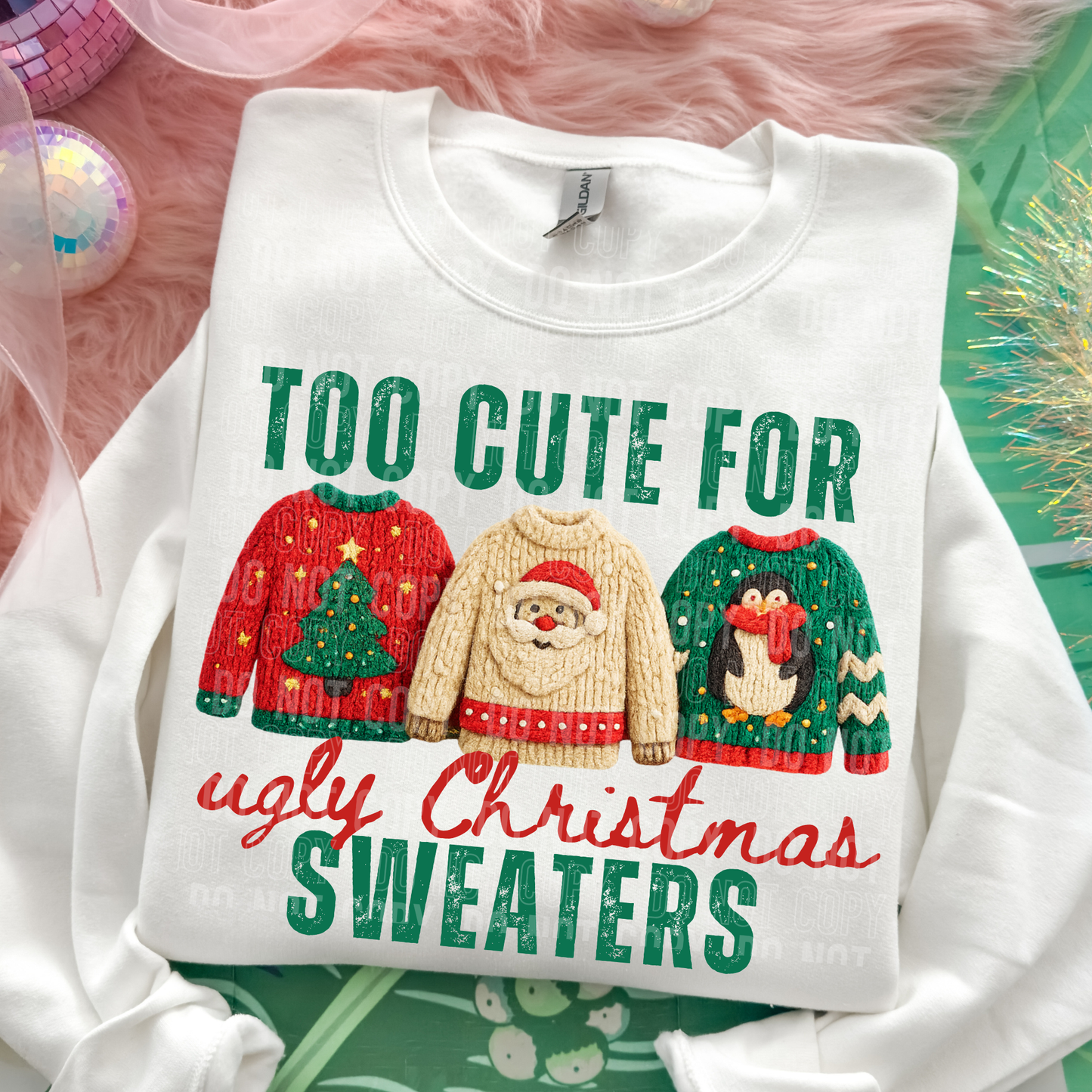 Too Cute for Ugly Sweaters