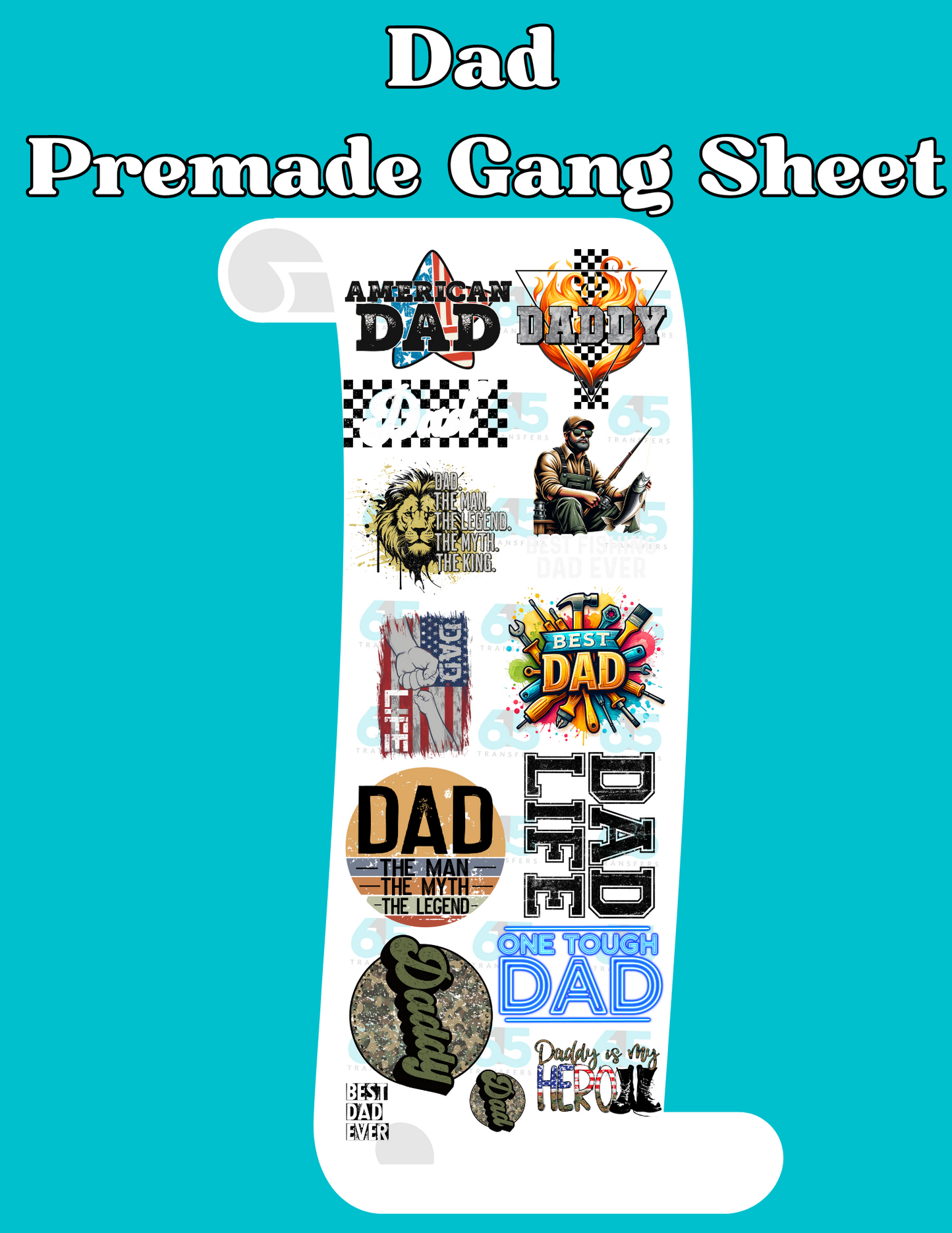 DAD Gang Sheet - 22x60