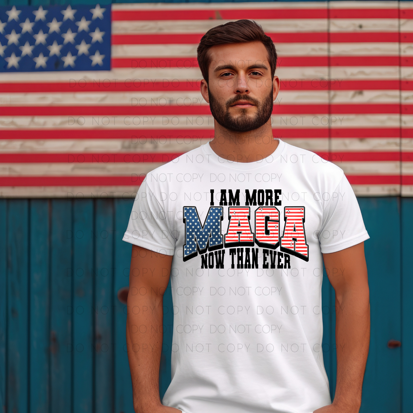 I Am More MAGA Now Than Ever Dark Blue (RTP- Ready to Print)