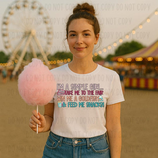 I'm A Simple Girl (RTP- Ready to Print)