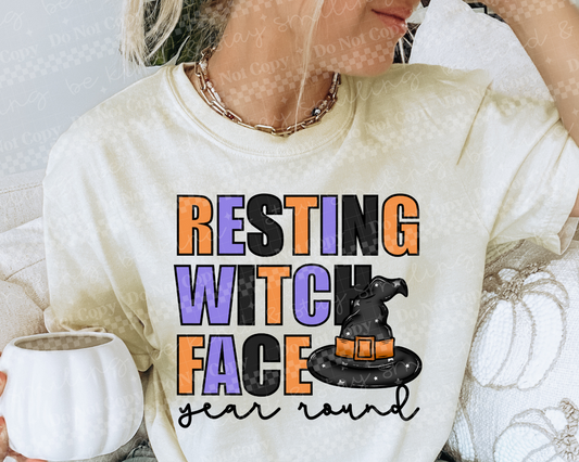 Resting Witch Face Year Round (RTP- Ready to Print)