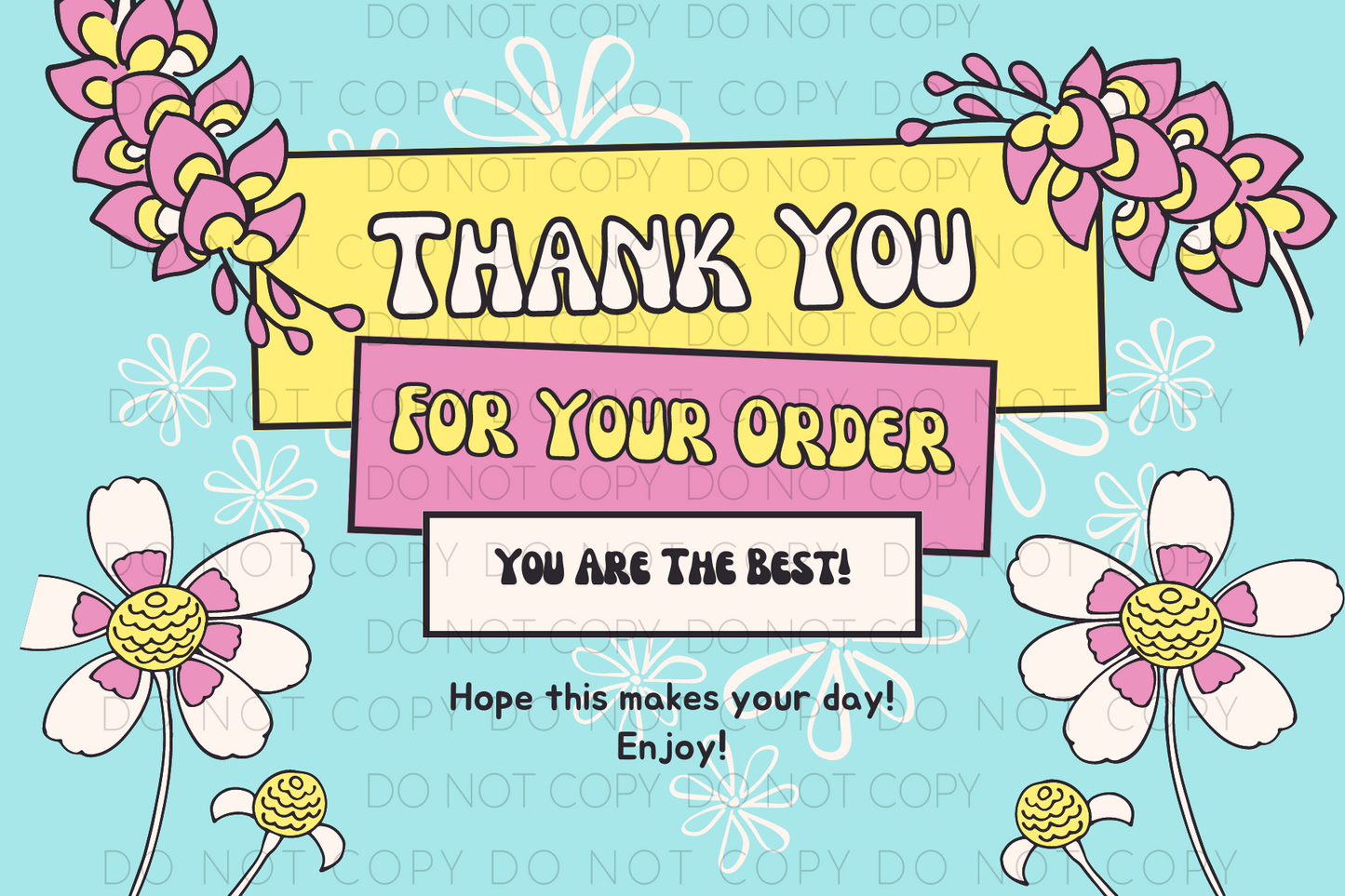 Thank You For Your Order