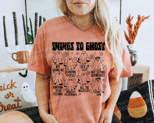Things To Ghost (RTP- Ready to Print)