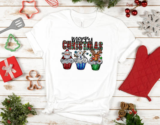 Christmas Cupcakes  (RTP- Ready to Print)