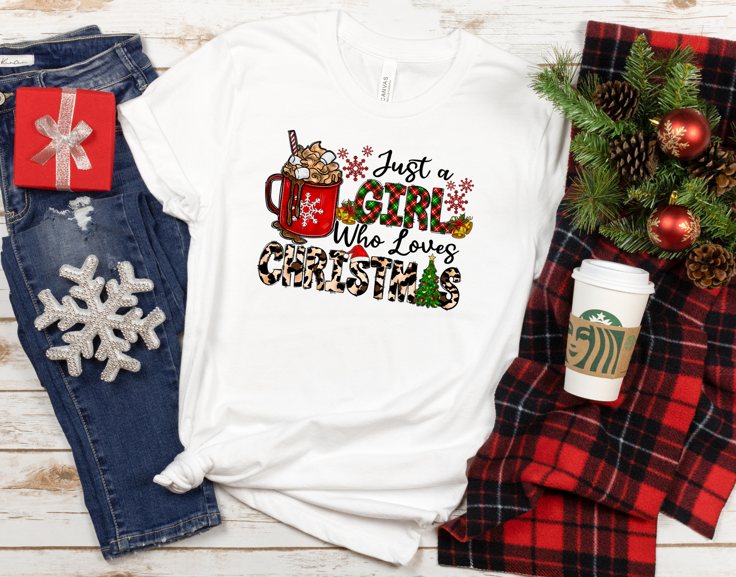 Just a Girl Who Loves Christmas  (RTP- Ready to Print)