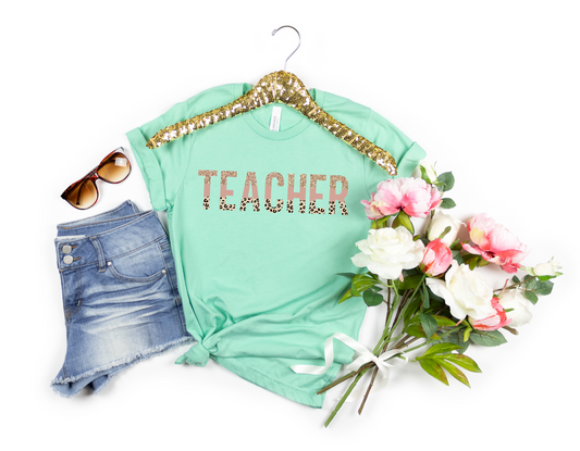 Teacher Ombre Leopard (RTP- Ready to Print)