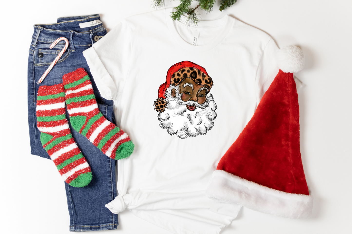 POC Leopard Vintage Santa  (RTP- Ready to Print)